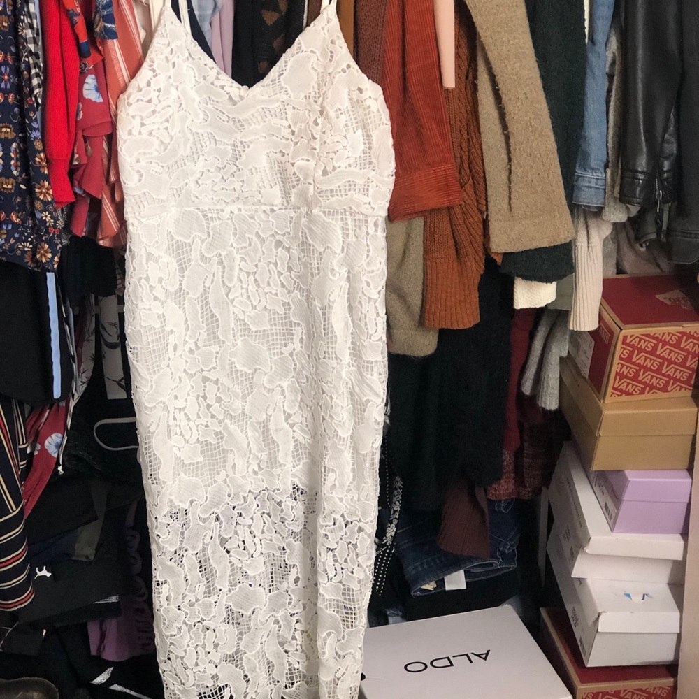 White dress